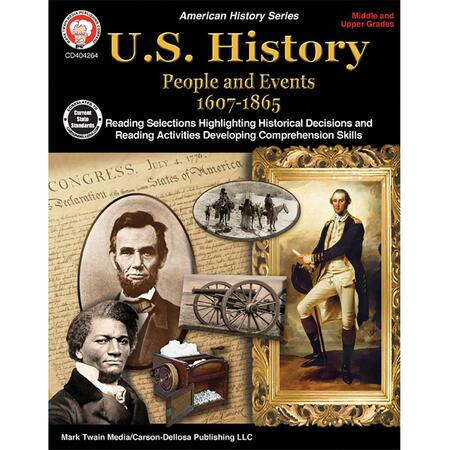 CARSON DELLOSA PUBLISHING U.S. History Resource Book, Grades 6-High School CD-404264